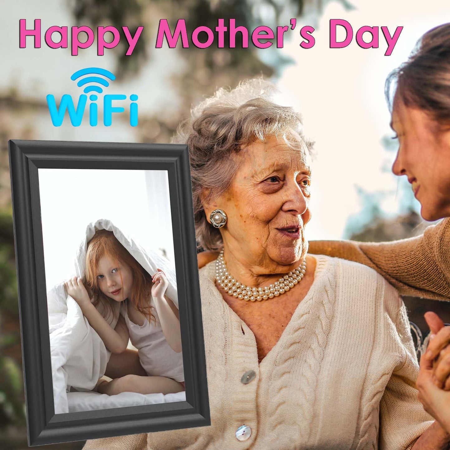 10.1" WiFi Digital Picture Frame by VEALLIFE