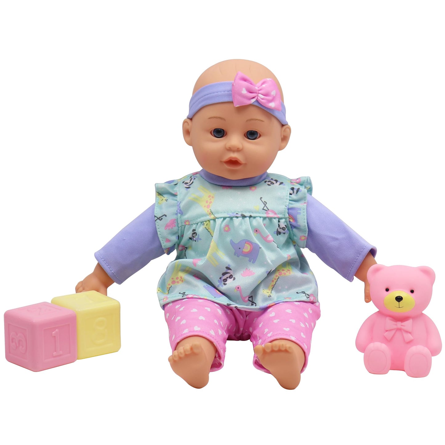 14" Lifelike Soft Doll with Accessories for Kids