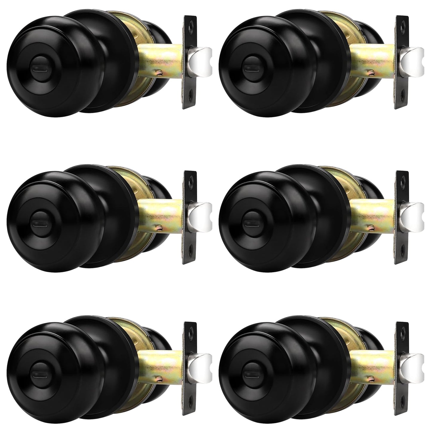 6 Pack Probrico Interior Door Knobs