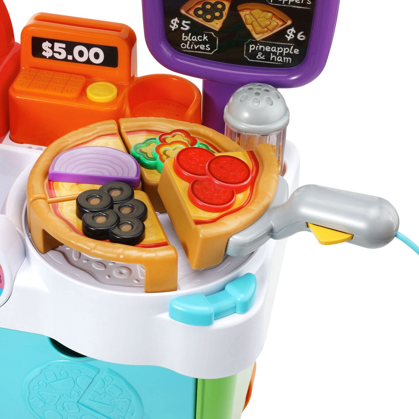 LeapFrog Build-a-Slice Pizza Cart Toy Set