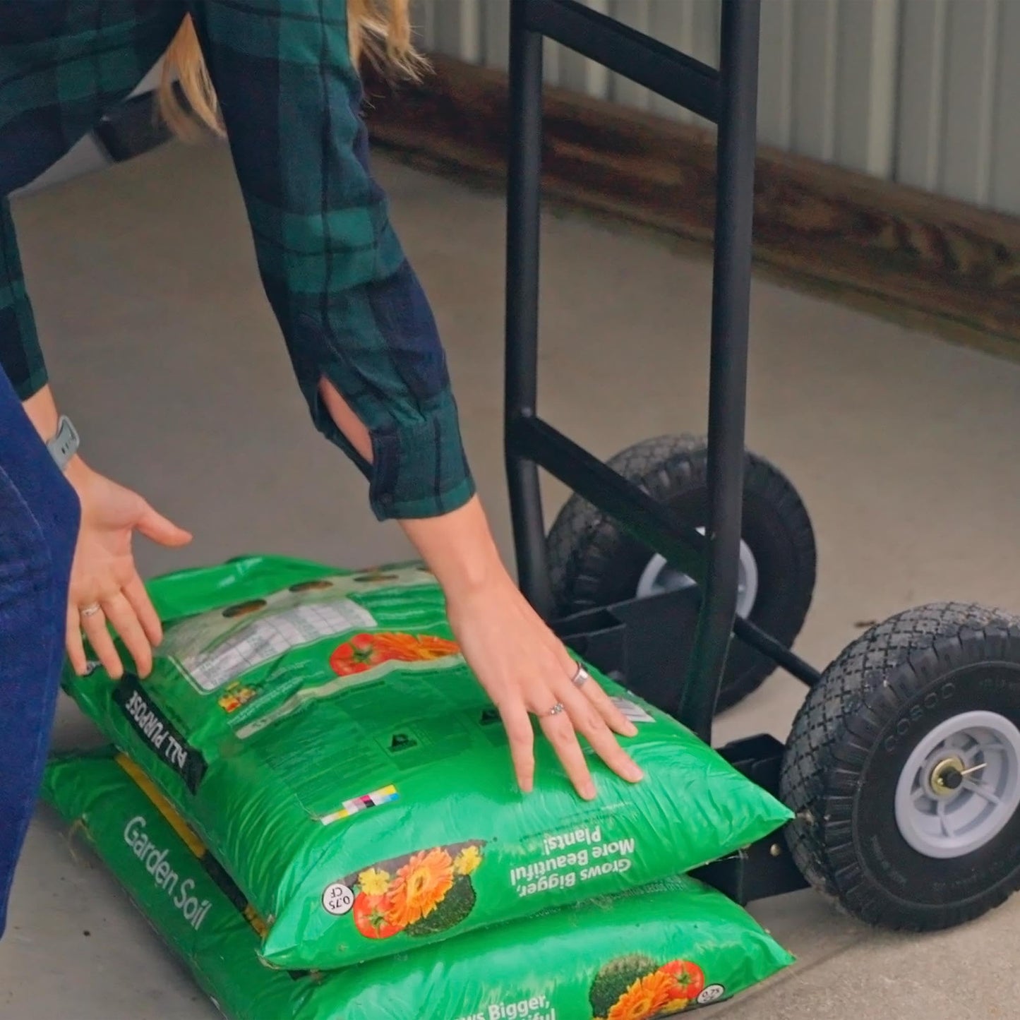 COSCO 800lb Load Assist Hand Truck with Wheels