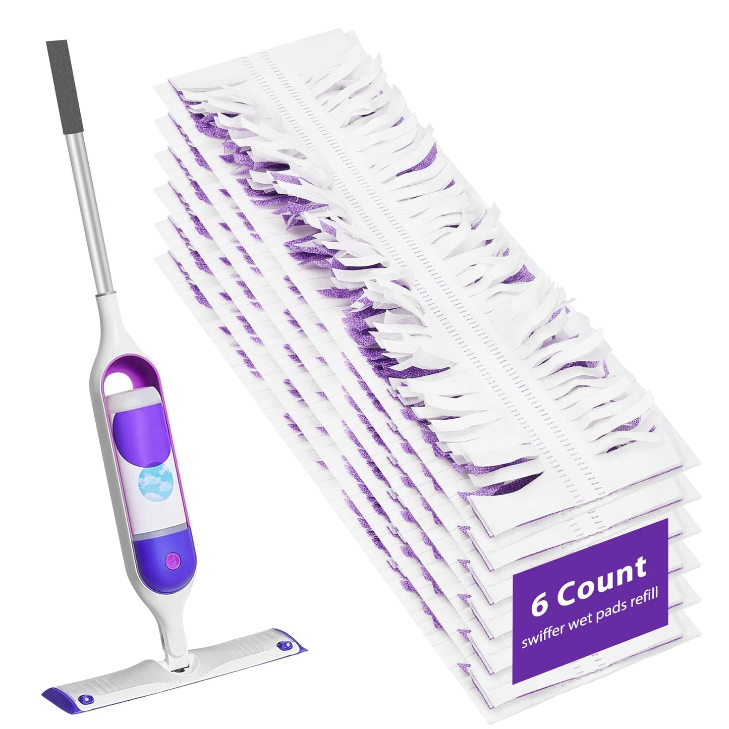 Swiffer Power Mop Pads, 6 Count Eco-Friendly