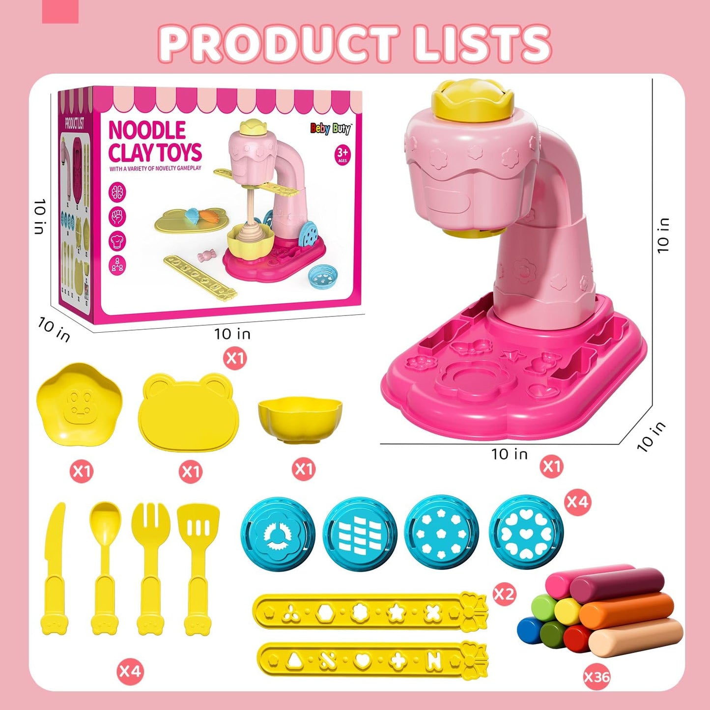 51 PCS Air Dry Clay Kit for Kids