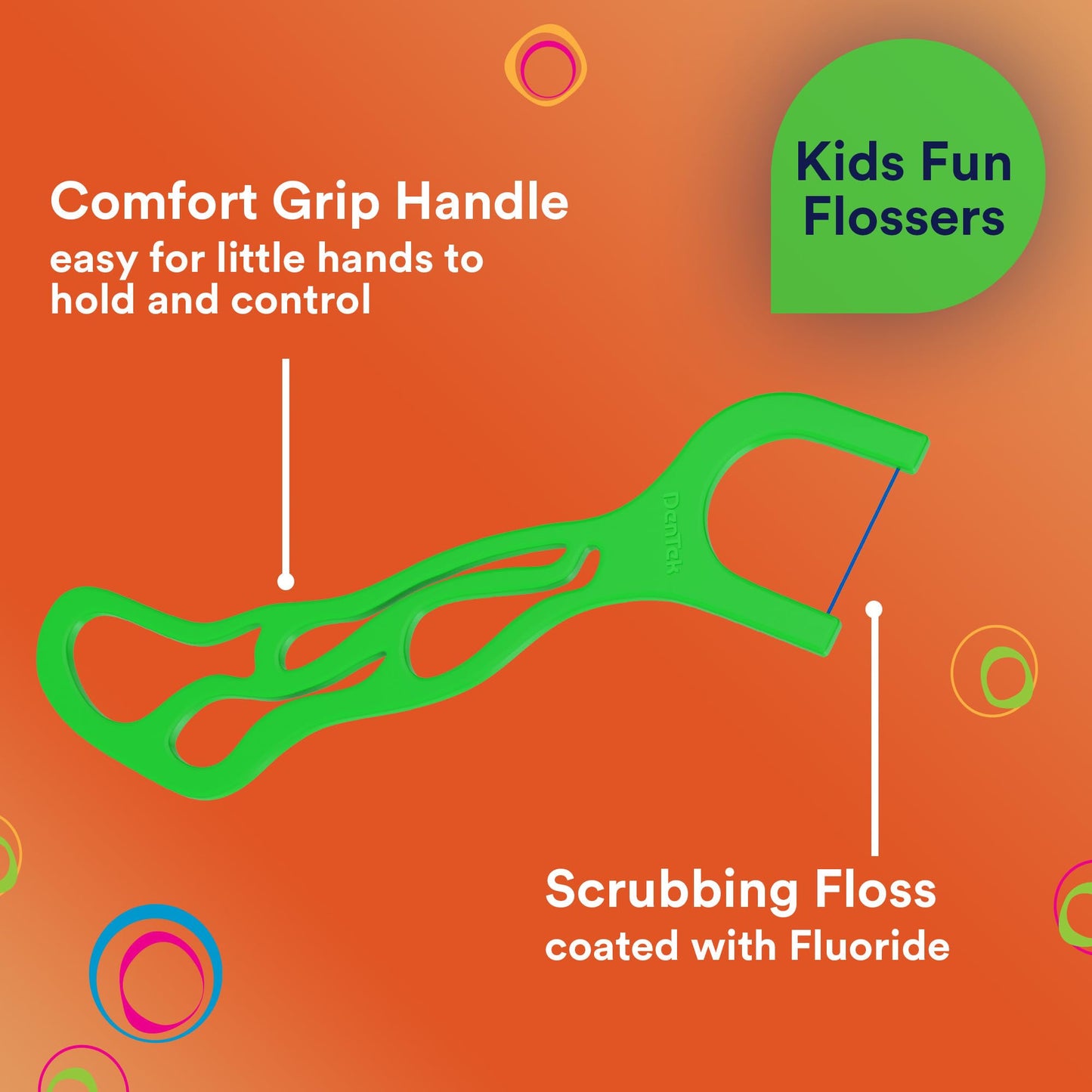 DenTek Kids Fun Flossers, 75 Count Pack