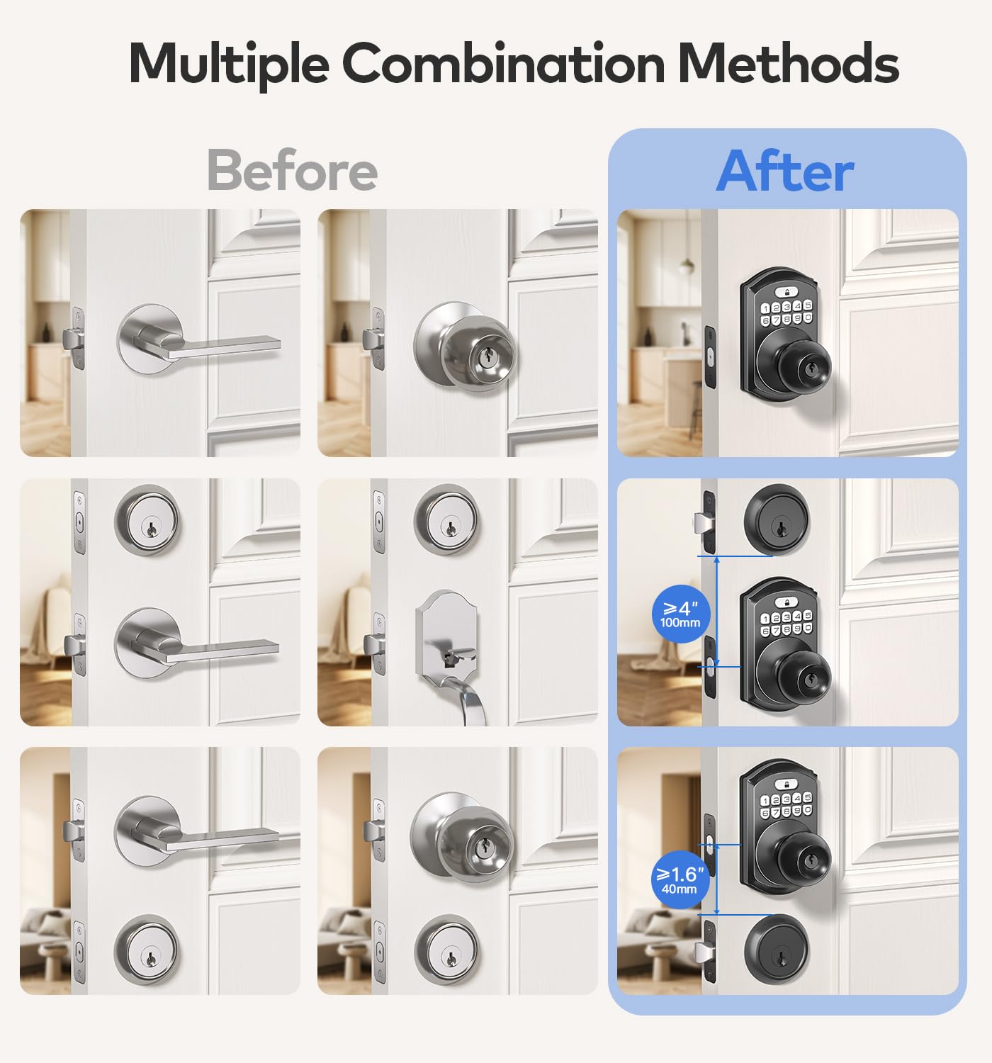 Keyless Entry Keypad Door Lock by TEEHO