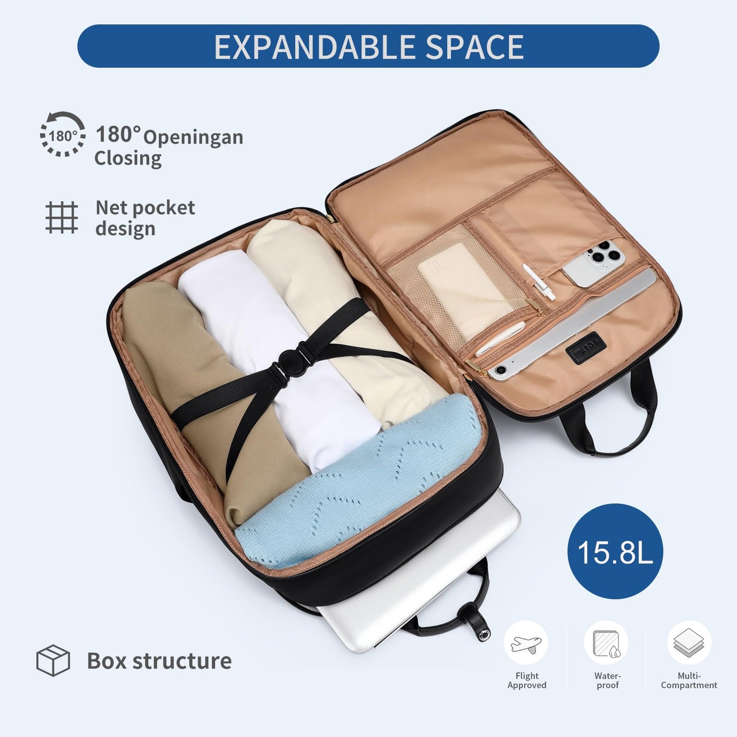 Laptop Backpack with Compartment for 16 Inch Notebook