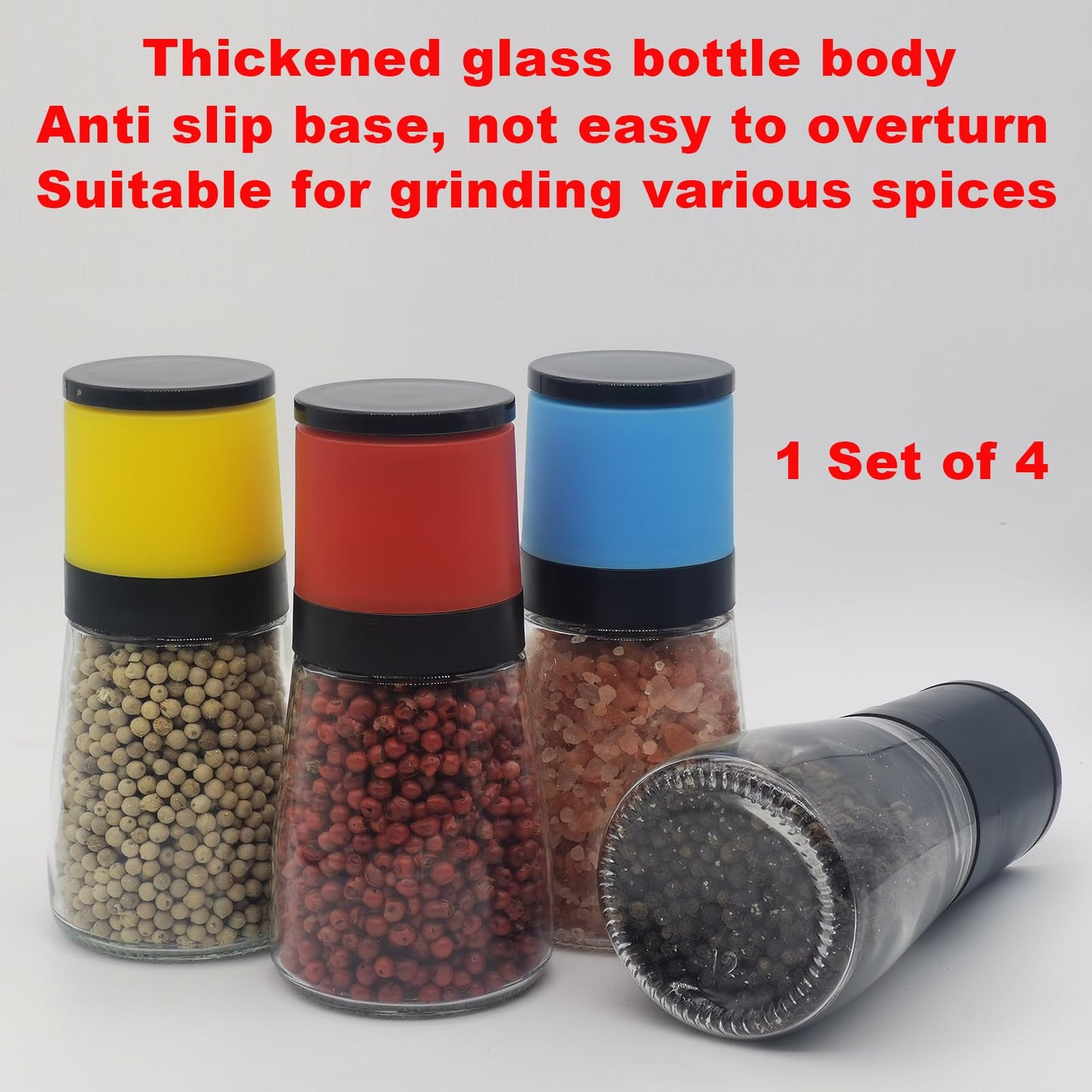 Salt and Pepper Grinder Set by ANDONG