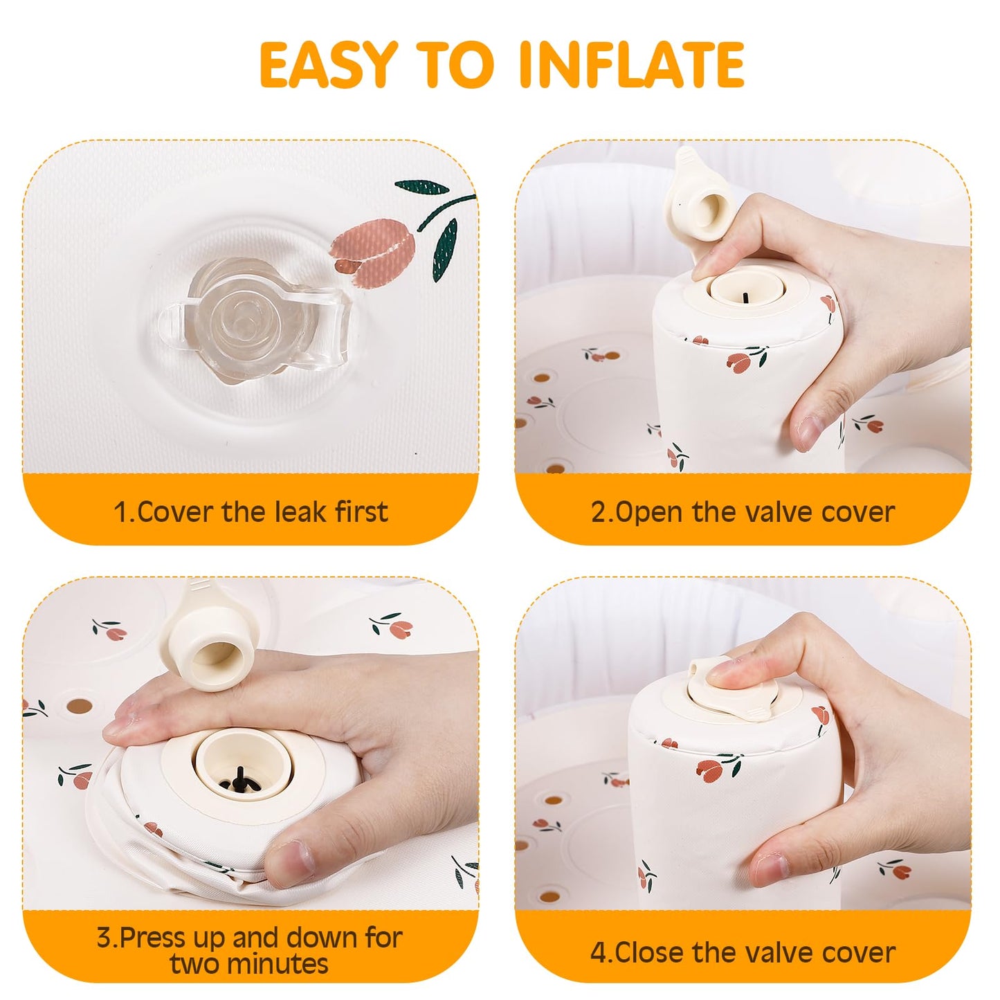 Momsnug Inflatable Baby Seat with Built-in Pump