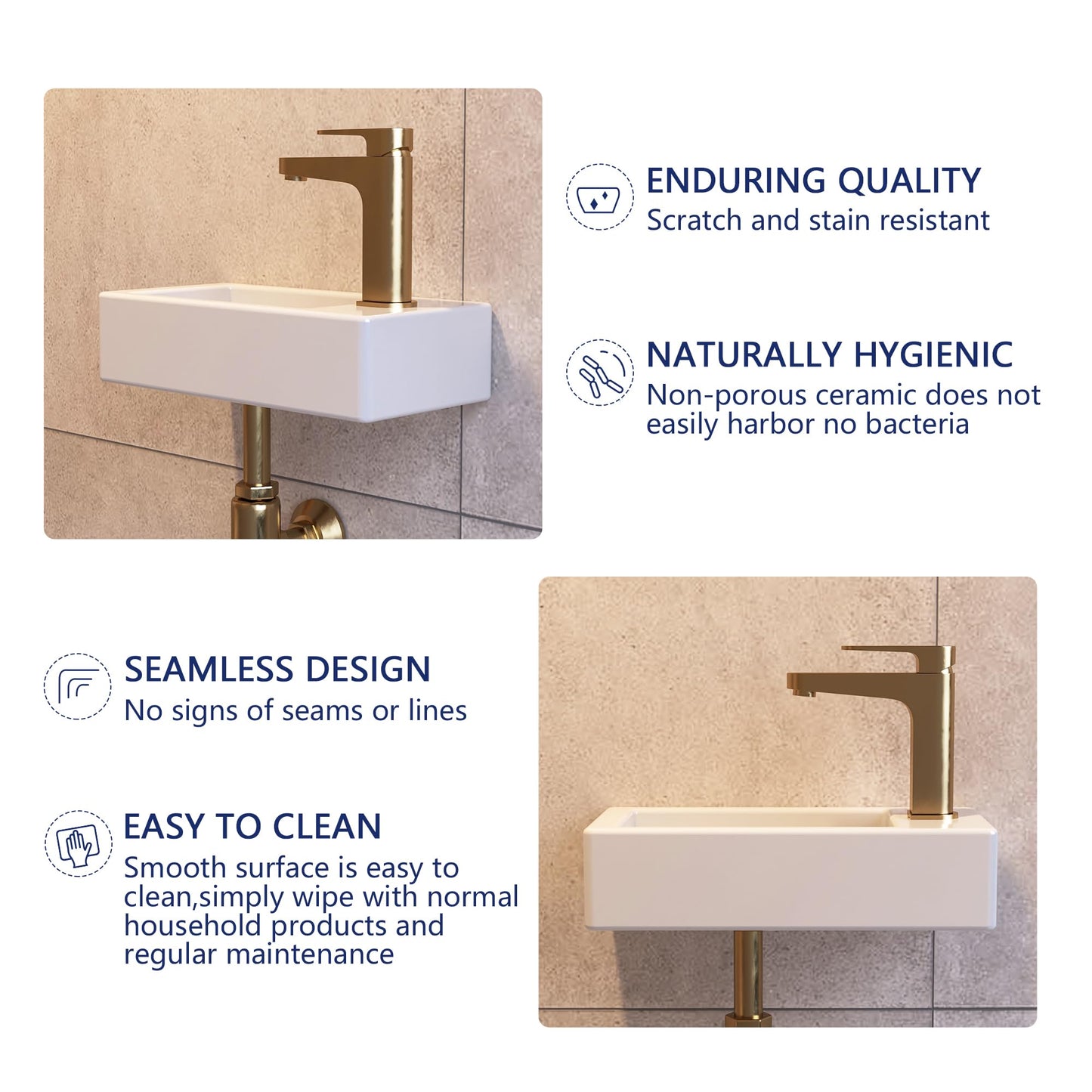 Deer Valley Mini Wall Mount Bathroom Sink