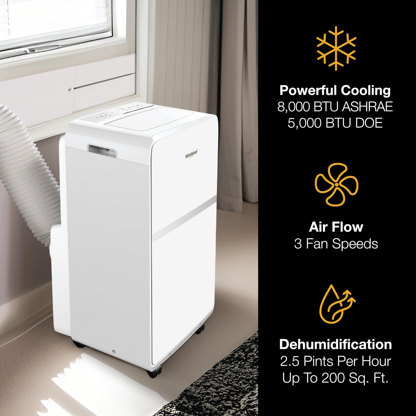 Whirlpool 8,000 BTU Portable Air Conditioner