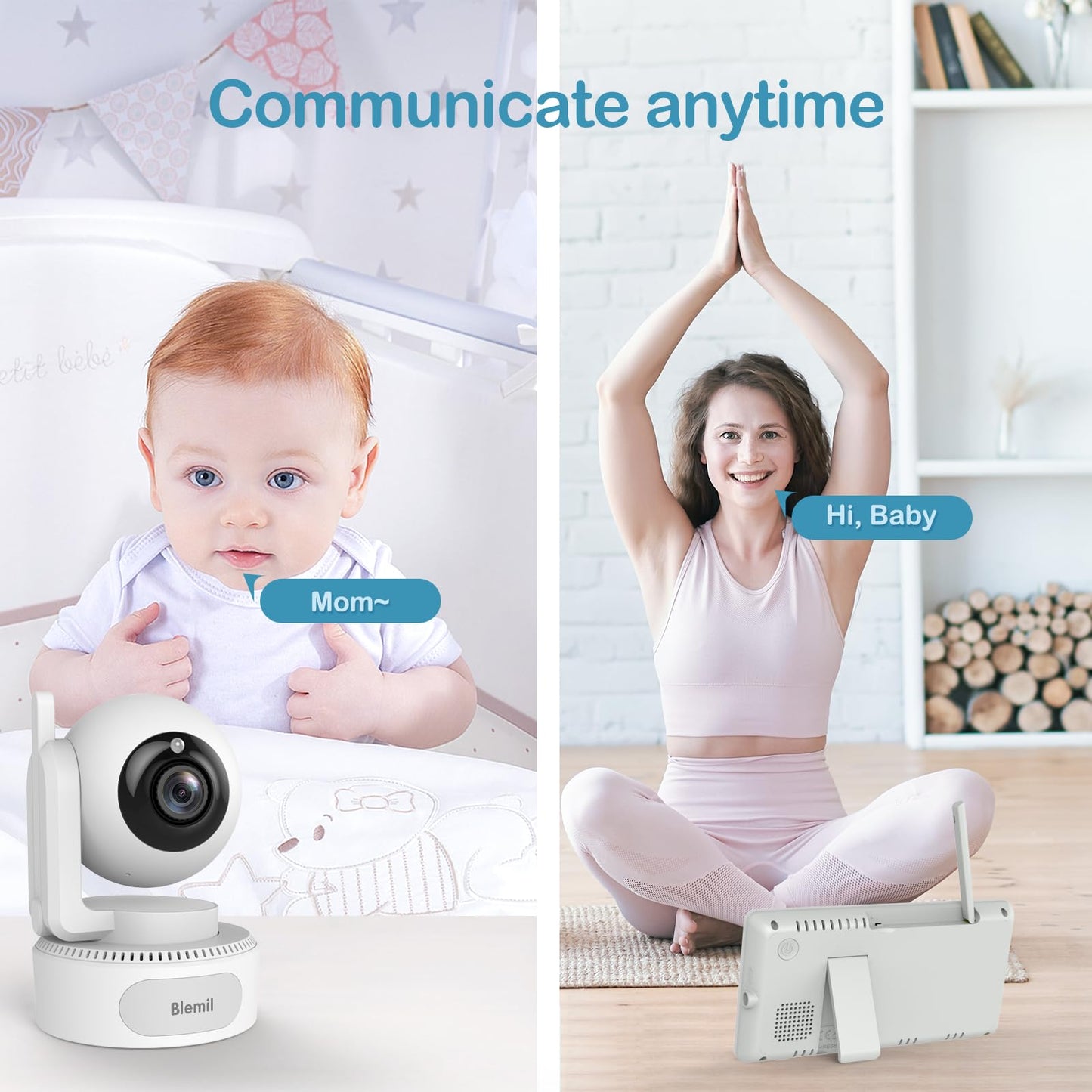 5.5" HD Baby Monitor with Night Vision