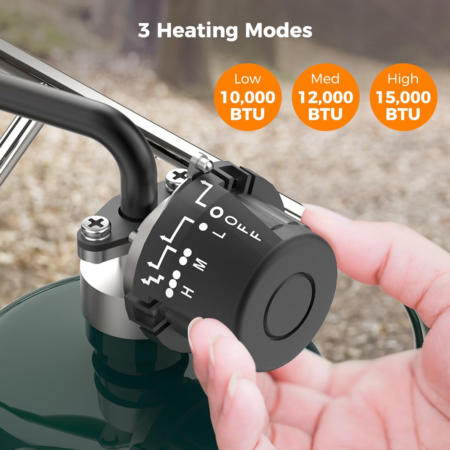 15,000 BTU CAMPLUX Portable Propane Heater for Outdoors