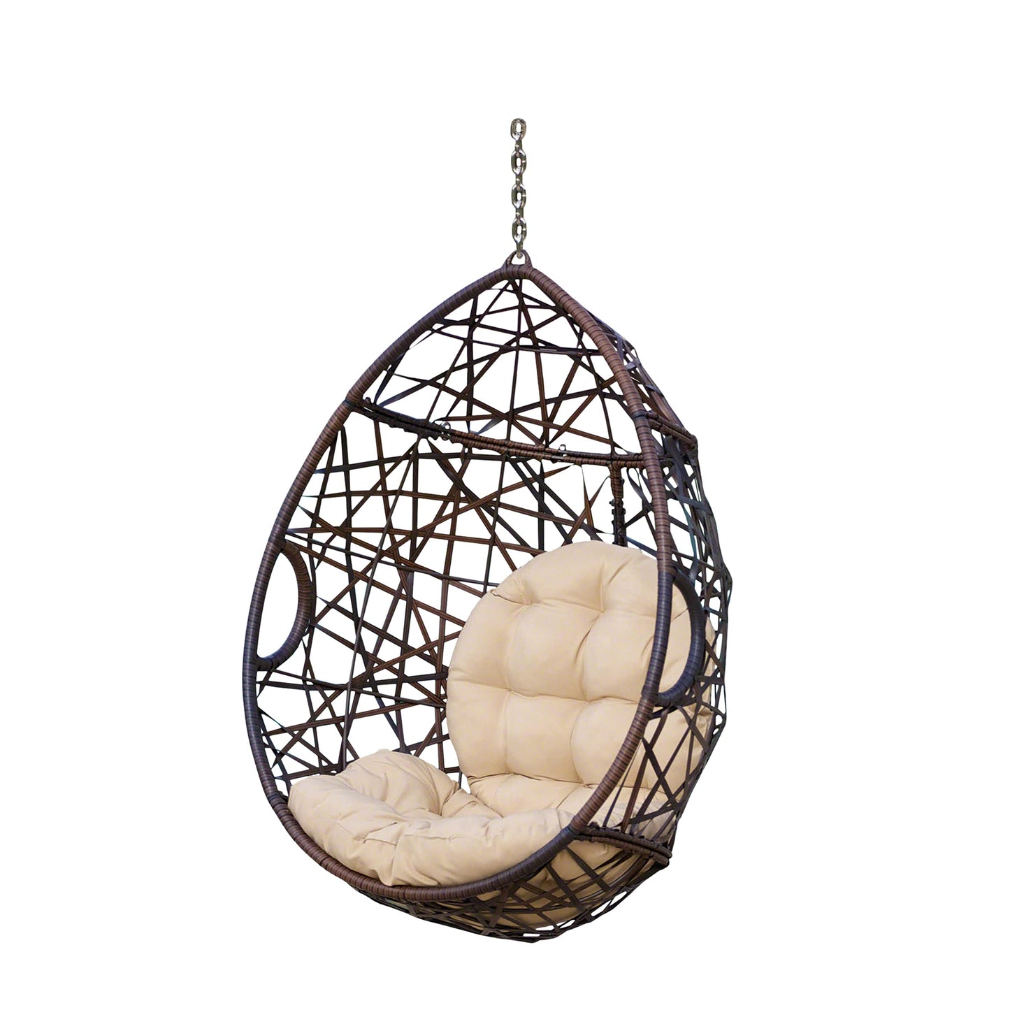 Hanging Wicker Tear Drop Chair by Christopher Knight