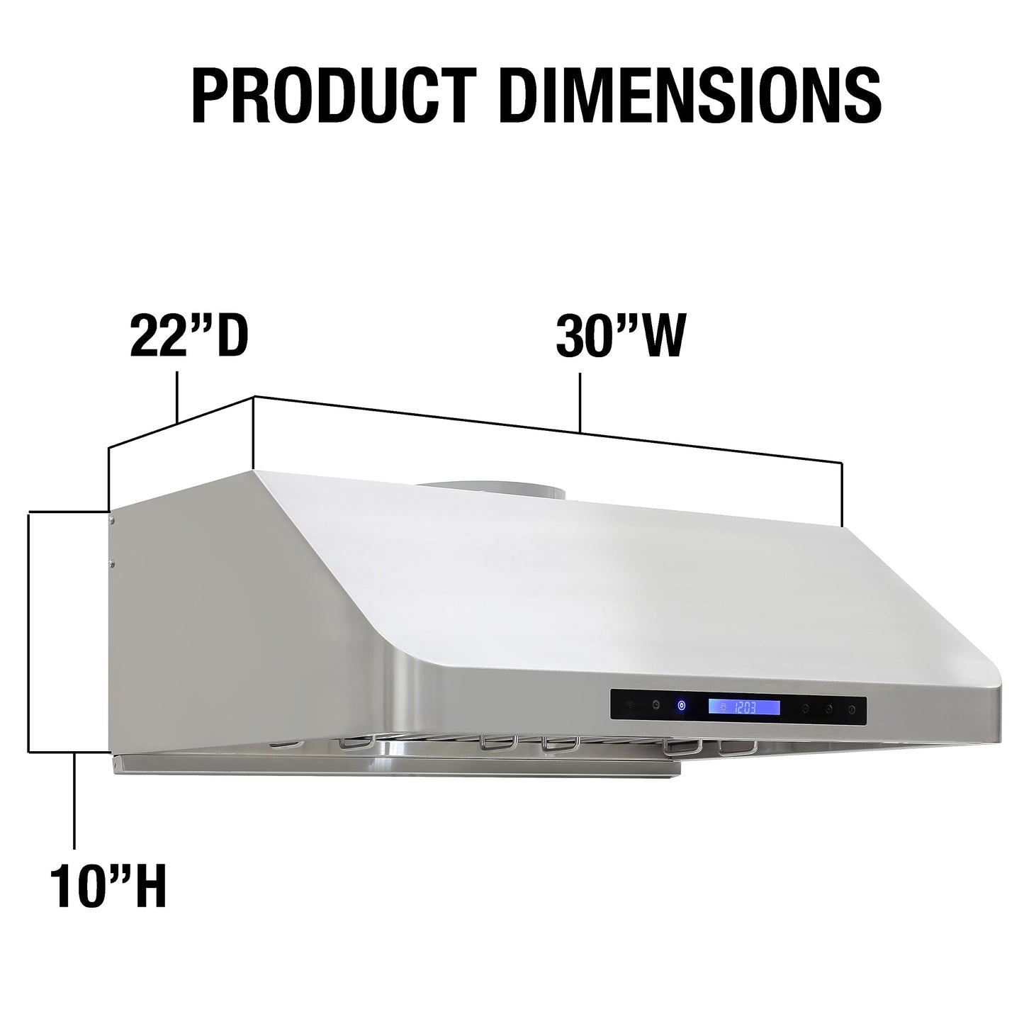 DUURA Elite 30" Under Cabinet Range Hood