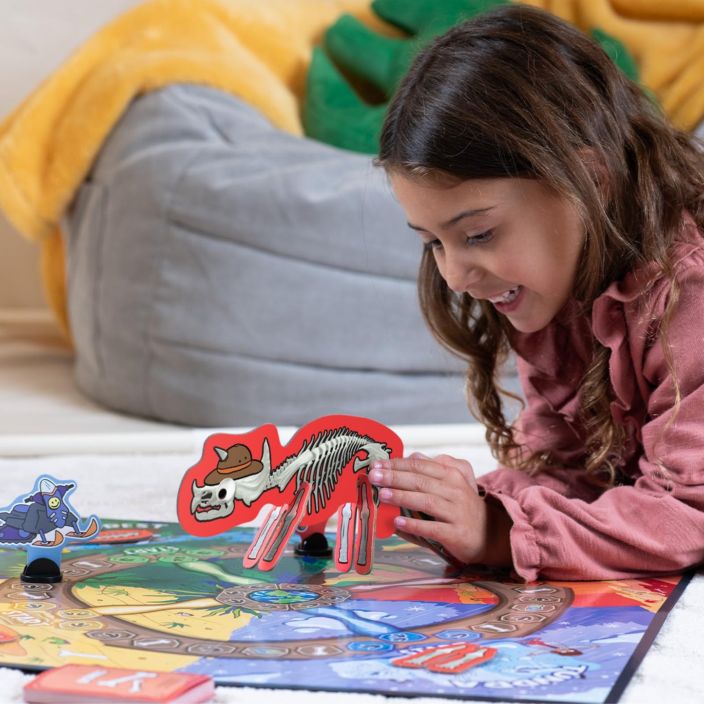 Dino Adventure Game for 2-4 Players, Ages 6+