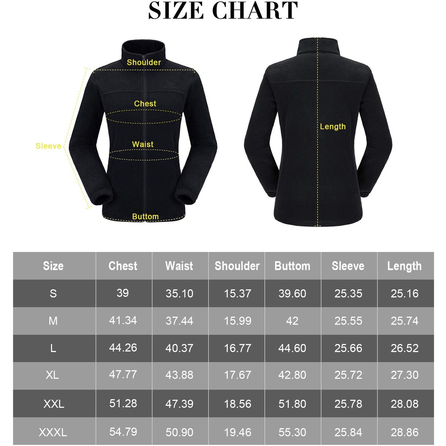 CAMEL CROWN Women's Fleece Jacket with Pockets