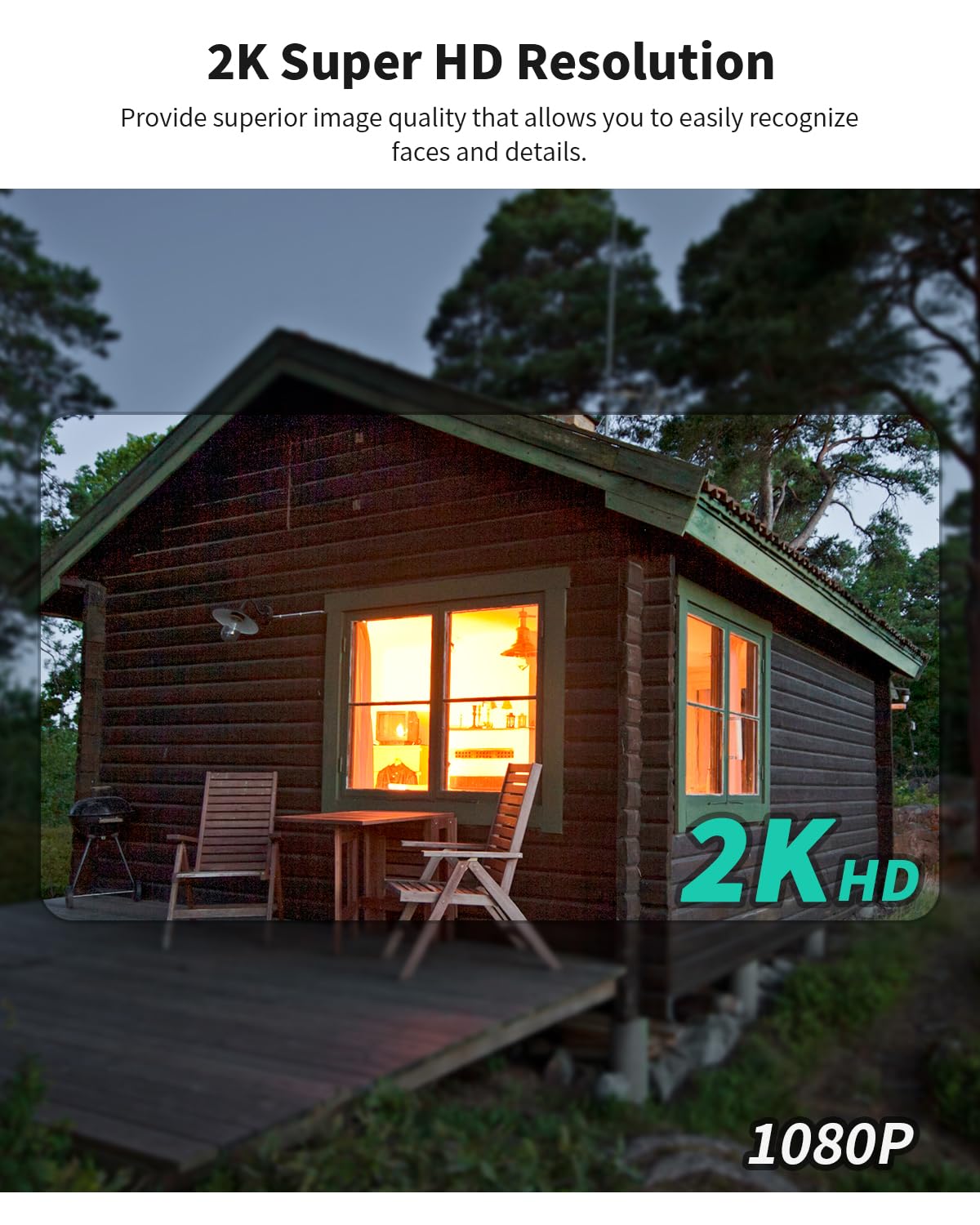 4G LTE Security Camera with 128G Memory Card