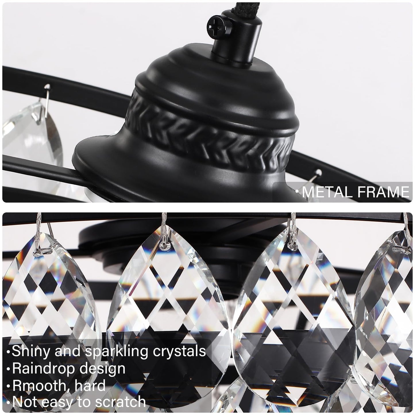 Modern Crystal Chandelier by Luupyia for Home