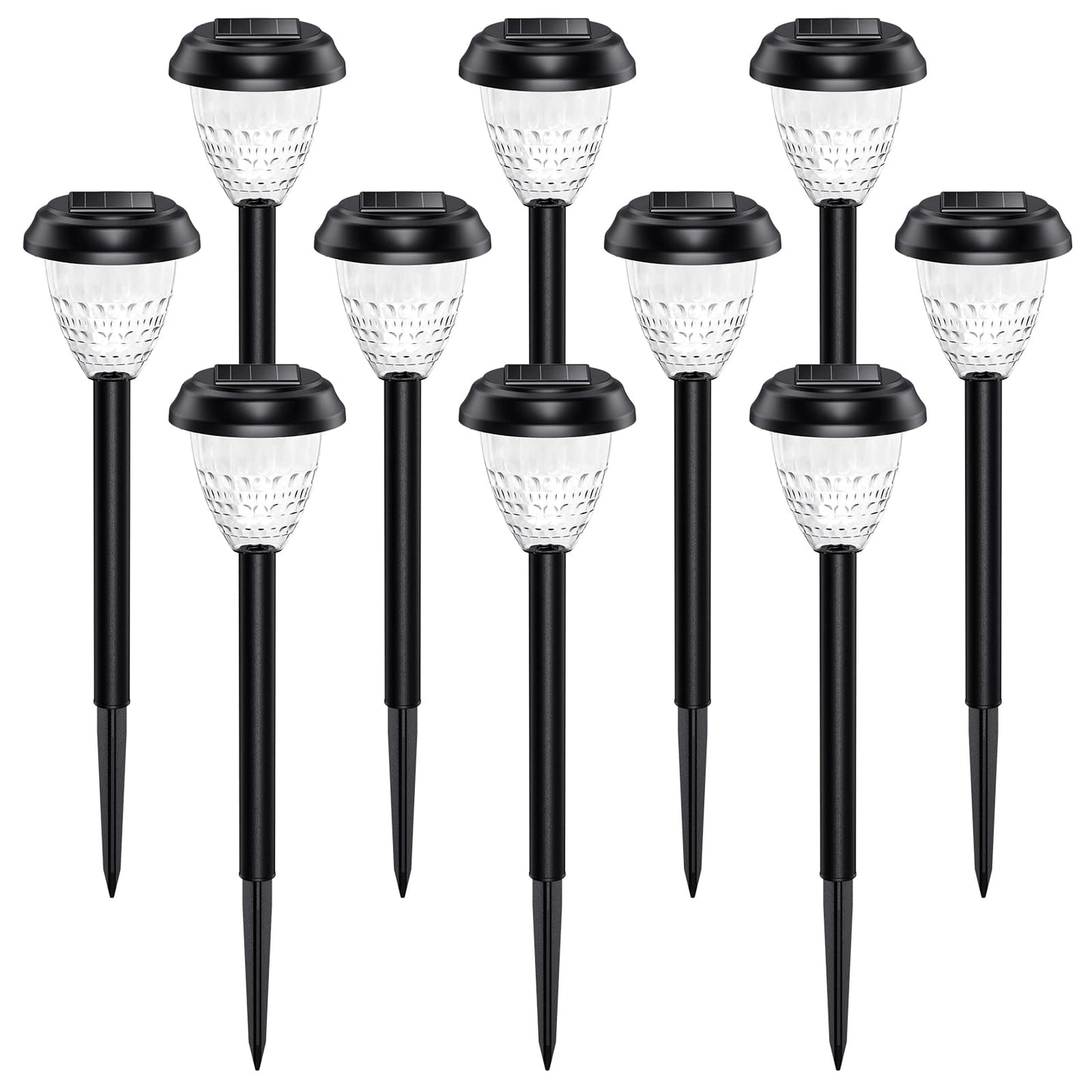 10 Pack URAGO Solar Powered Outdoor Lights