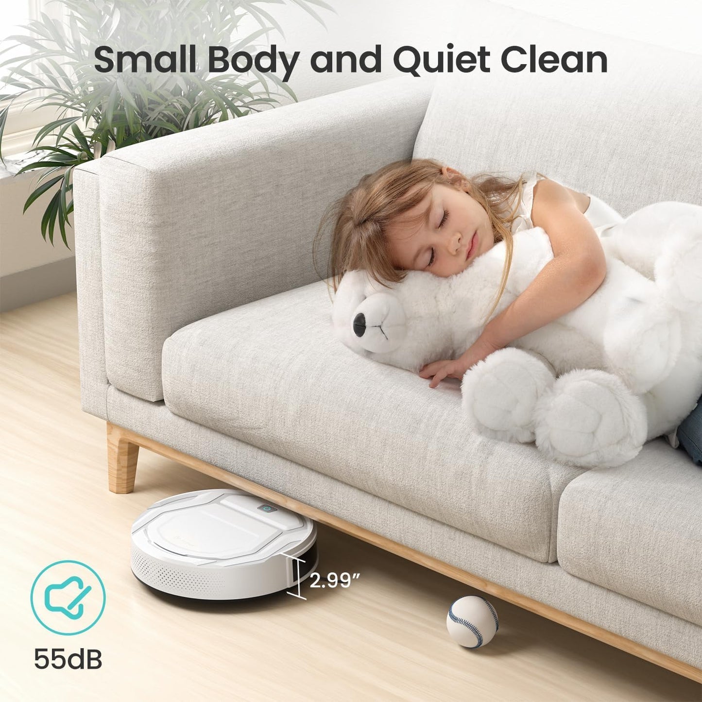 Lefant M210 Pro Robot Vacuum with Wi-Fi Control
