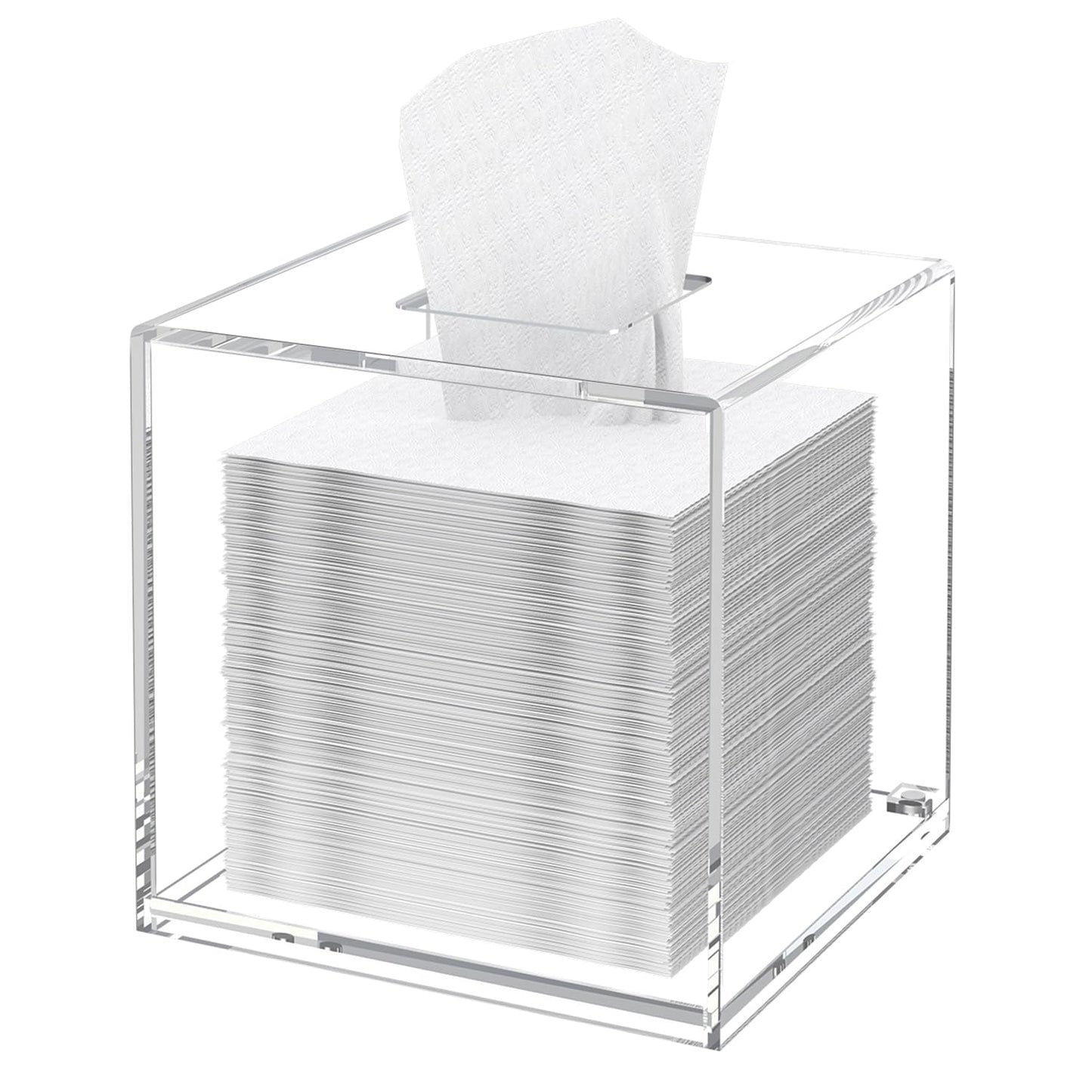 Clear Acrylic Tissue Box Holder for Home