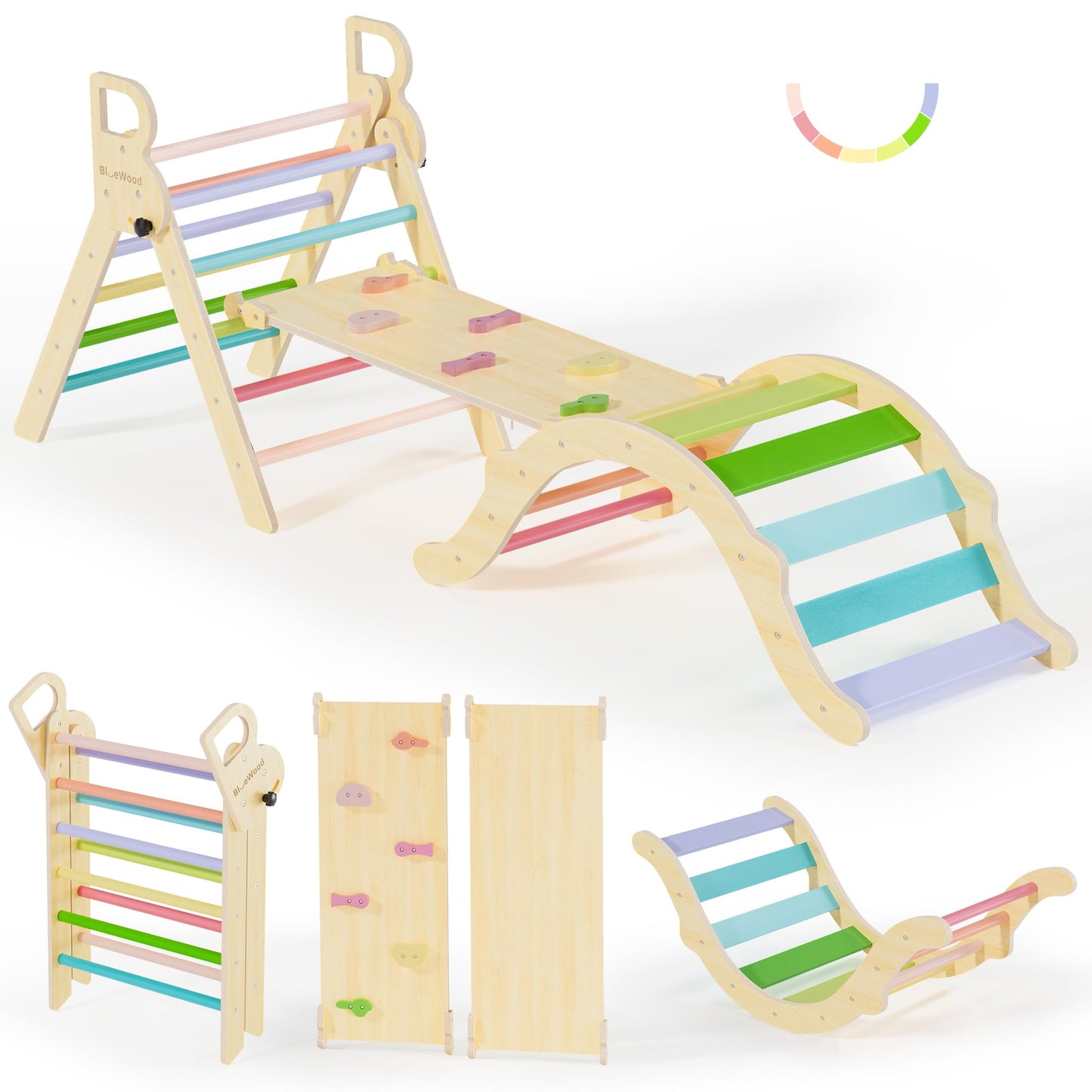 BlueWood 7-in-1 Foldable Climber for Kids