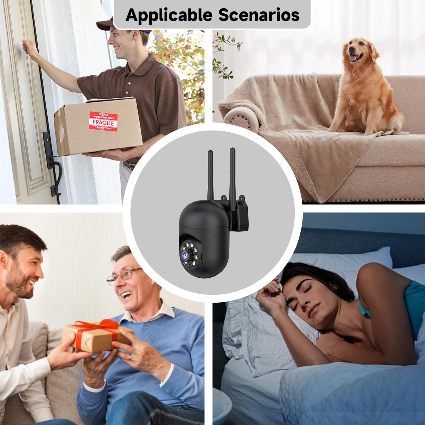 JAIOTlink 2K WiFi Indoor Camera with Night Vision