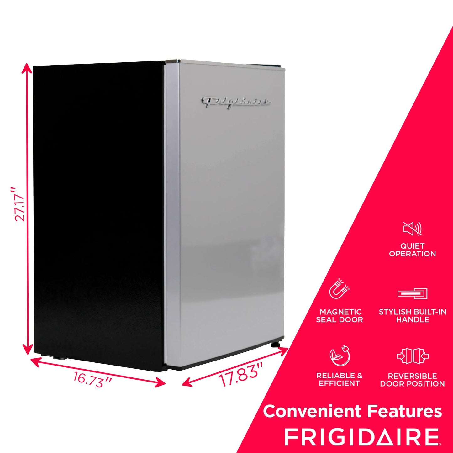 Frigidaire 2.5 cu ft Stainless Steel Refrigerator