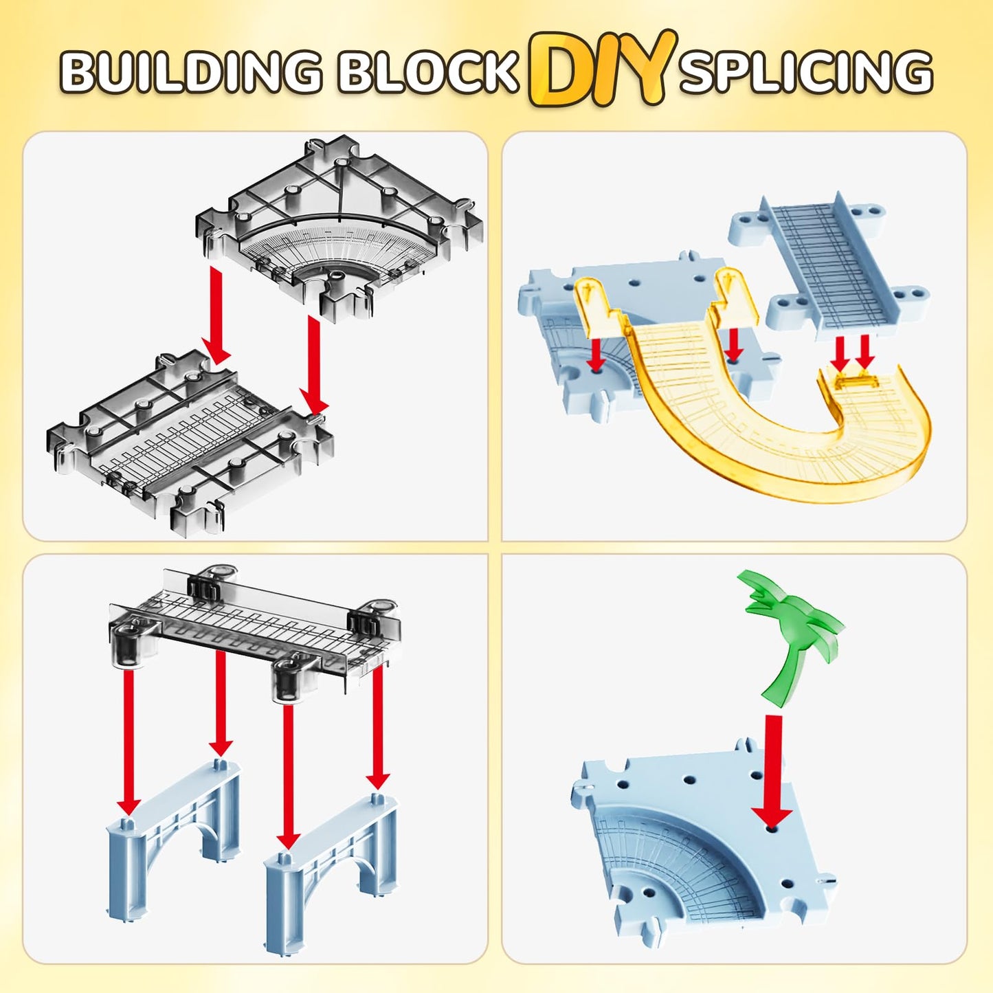 58pcs Racing Car Track Set for Kids
