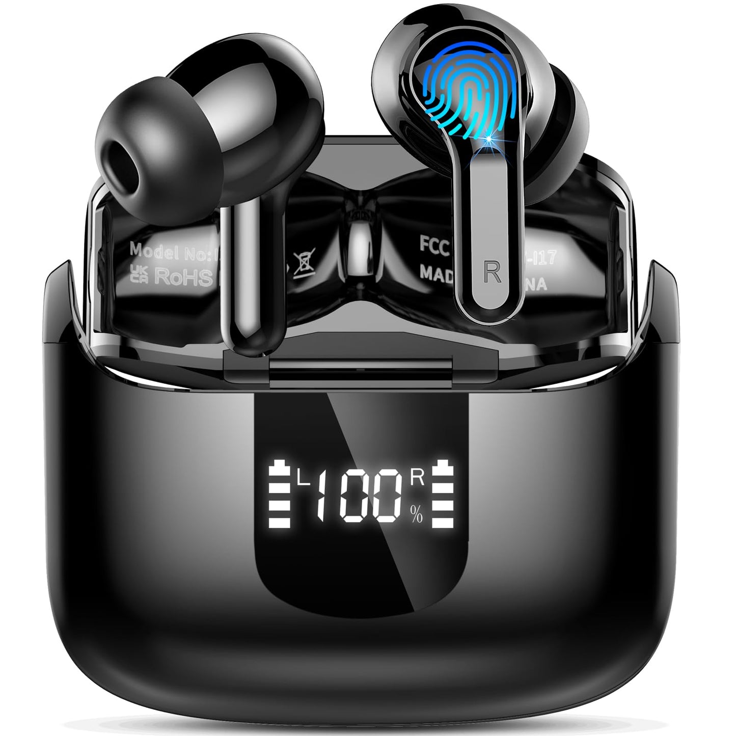Wireless Earbuds with Noise Cancelling and Bass