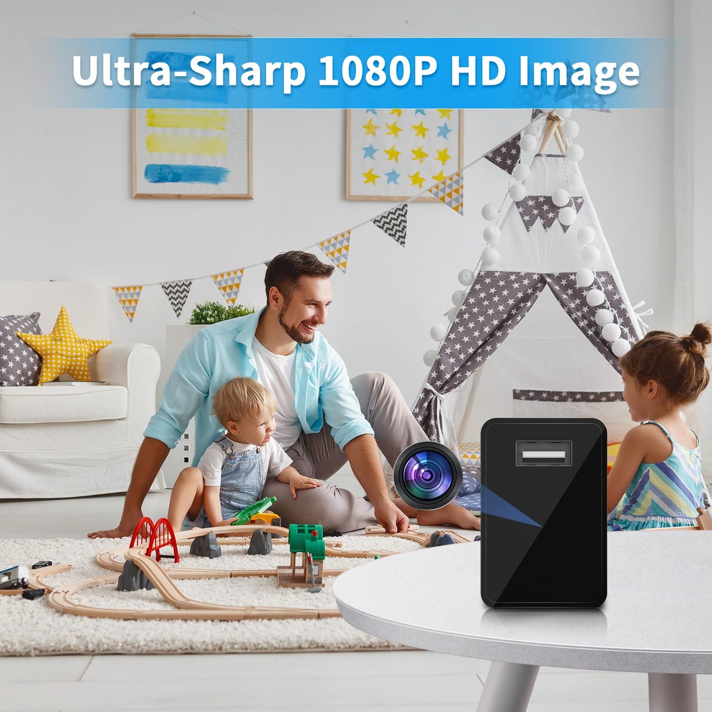 Hidden Camera USB Charger - Full HD Nanny Cam