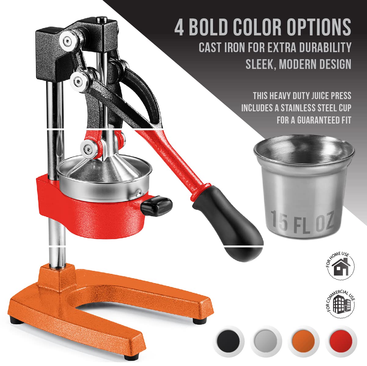 Eurolux Extra-Large Manual Citrus Juicer