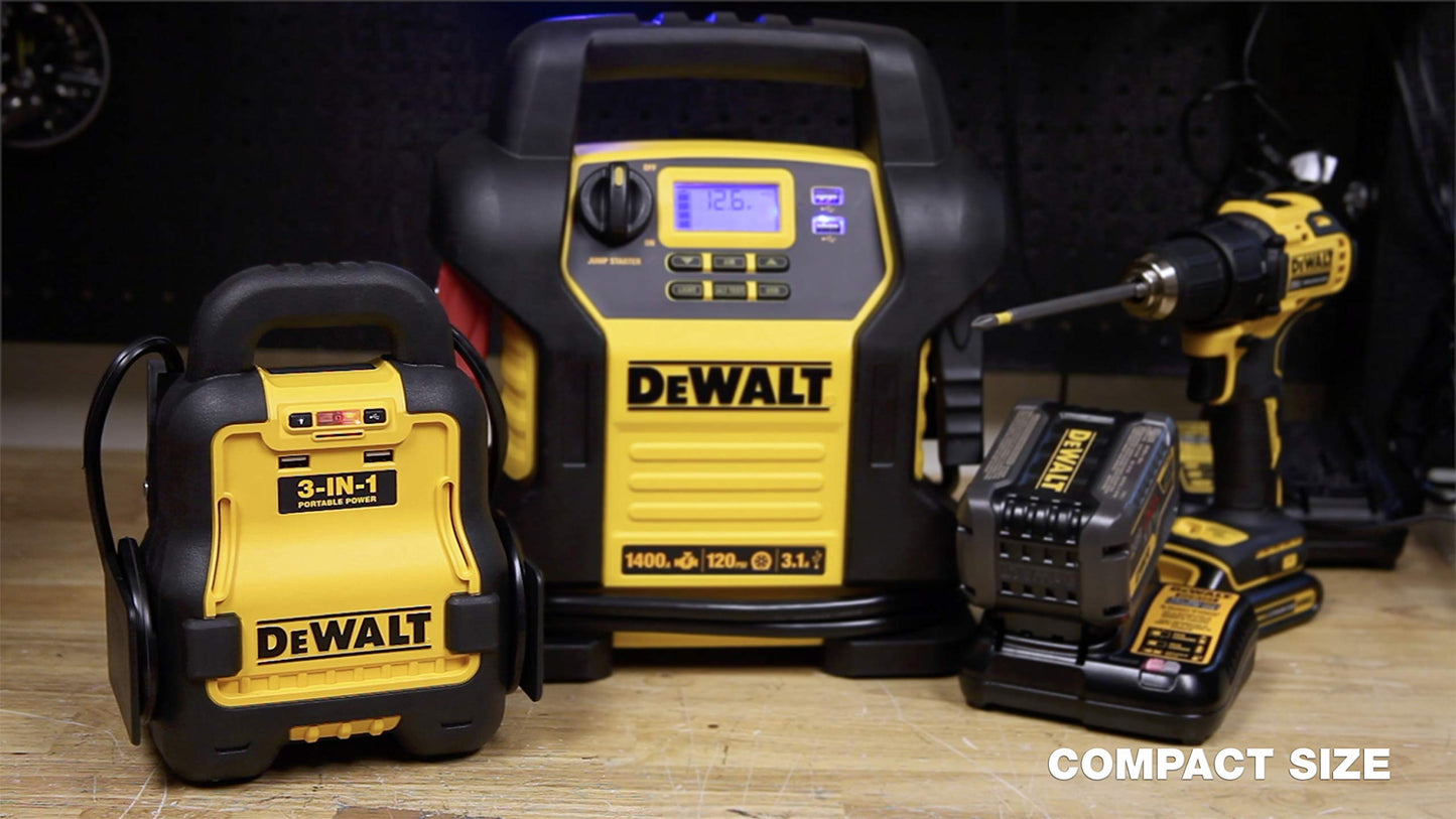 20-Volt DEWALT Jump Starter and Battery Booster