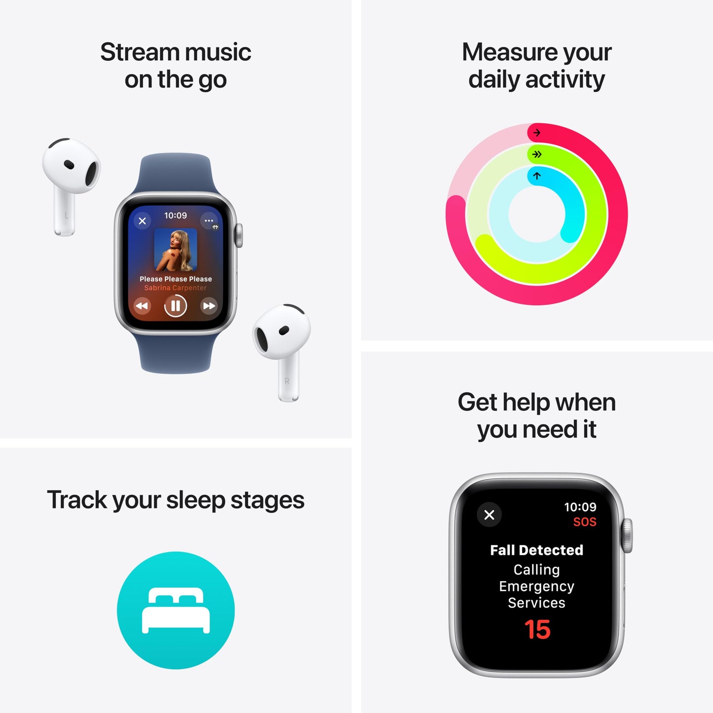 Apple Watch SE 40mm GPS Smartwatch - Midnight
