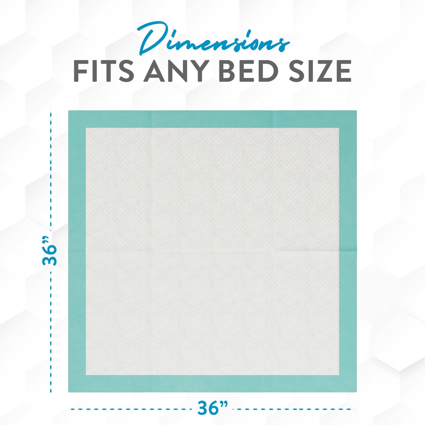 50 Pack Extra Large Disposable Bed Pads