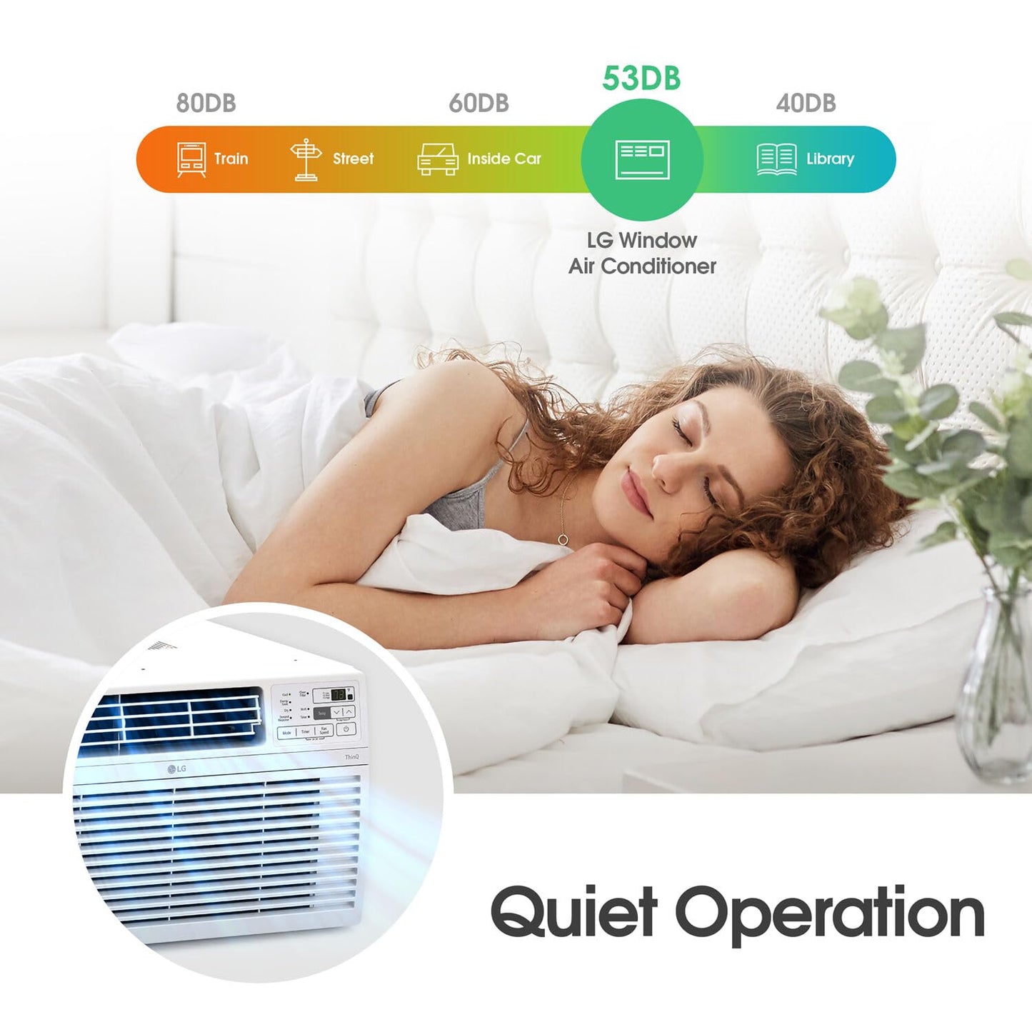 12000 BTU LG Window Air Conditioner with Remote