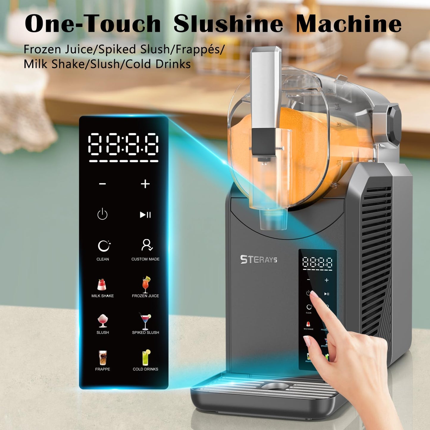 Slushie Machine with 6 Preset Programs