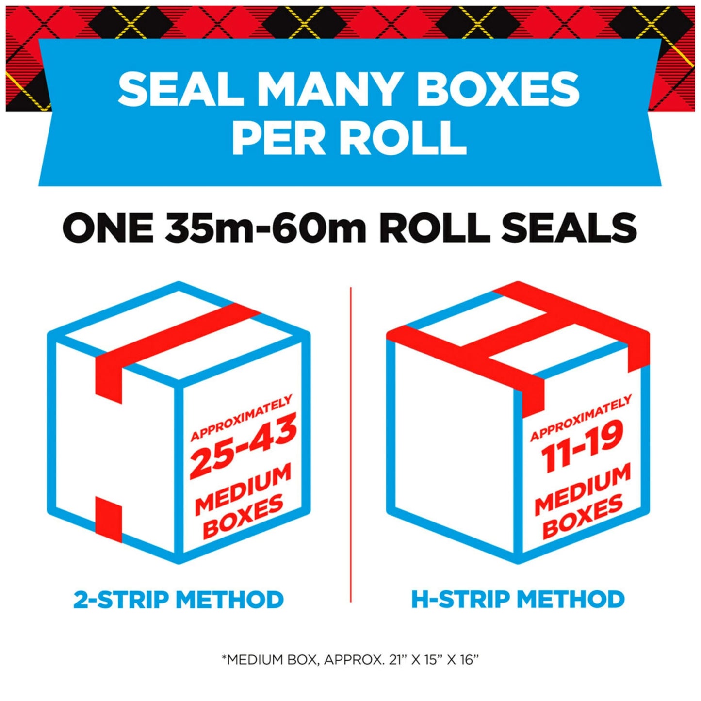 Scotch Heavy Duty Shipping Packing Tape, 4 Rolls