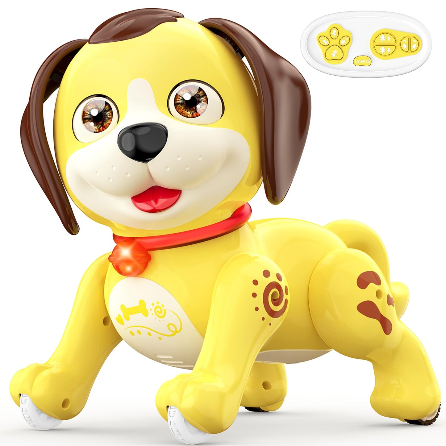 RC Interactive Robot Dog Toy with Music and Dance