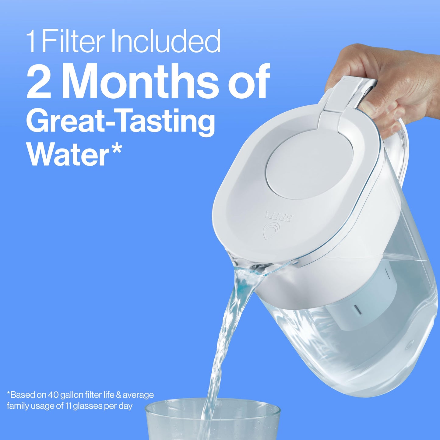 Brita Metro Water Filter Pitcher, 6-Cup Capacity