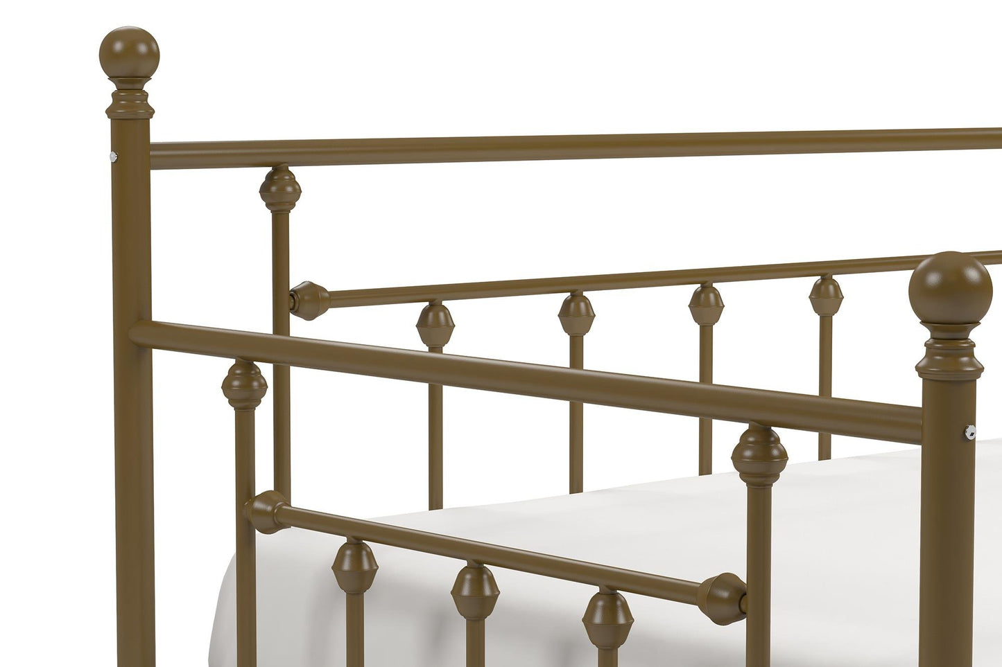 DHP Manila Metal Twin Size Daybed and Twin Size Trundle (Gold)
