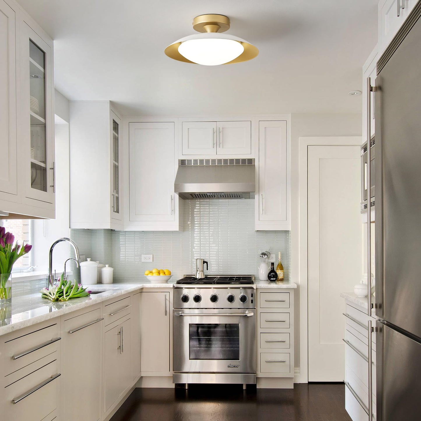 Dimmable Mid Century Modern Ceiling Light Fixture