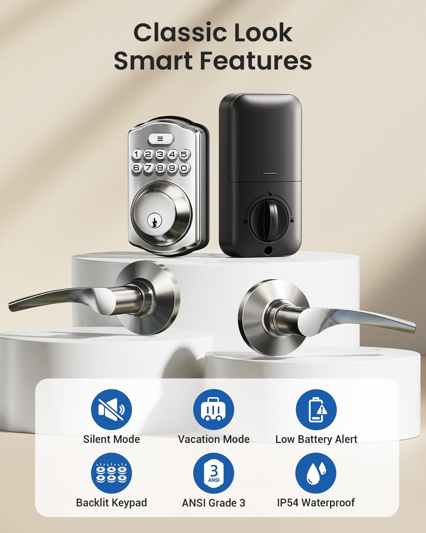 Keyless Entry Door Lock with Keypad by Veise