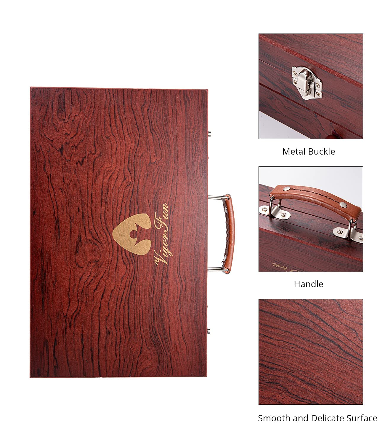 Deluxe Wooden Art Set for Drawing and Painting