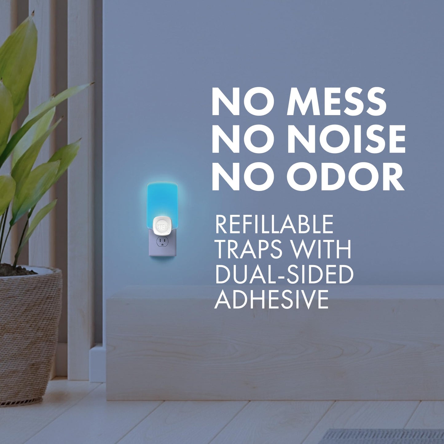 Indoor Fruit Fly Trap with Soft Blue Light
