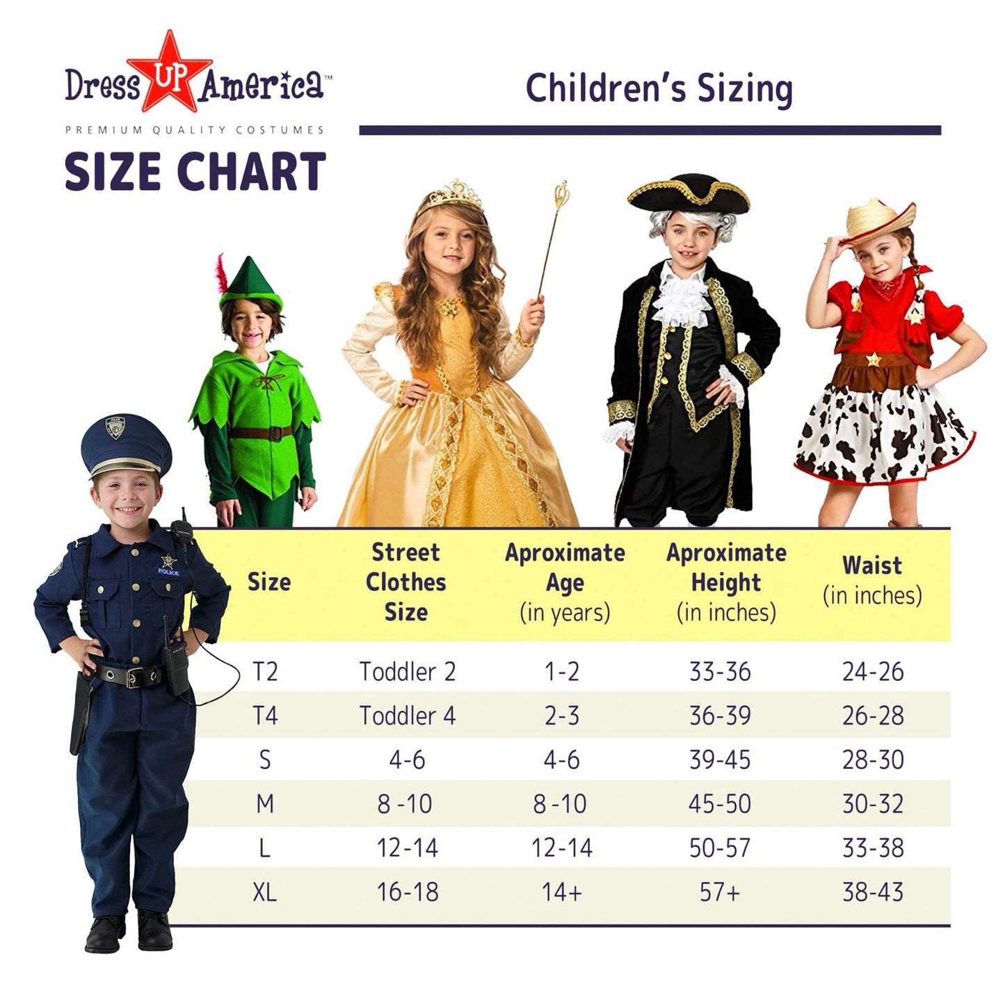 Dress Up America Kids Police Officer Costume Set