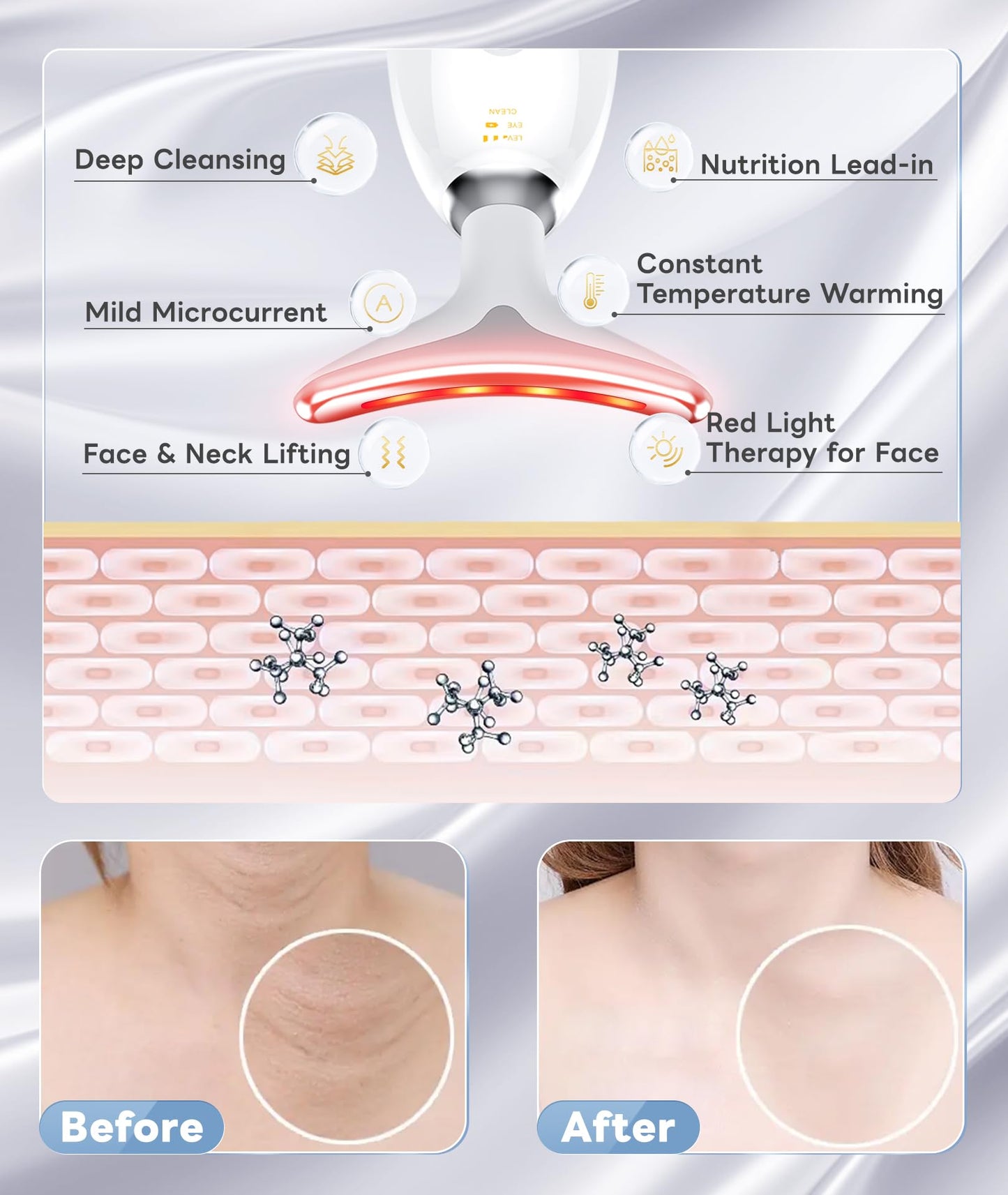 7 Color Facial Massager Tool for Skin Care