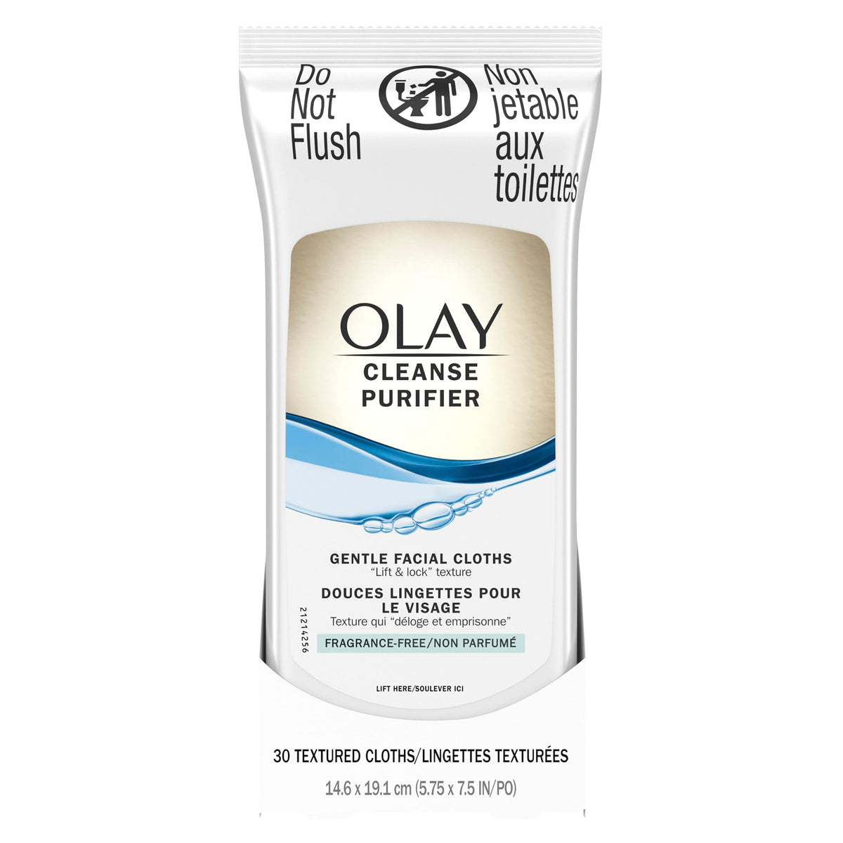 60 Count Olay Gentle Fragrance Free Facial Cloths