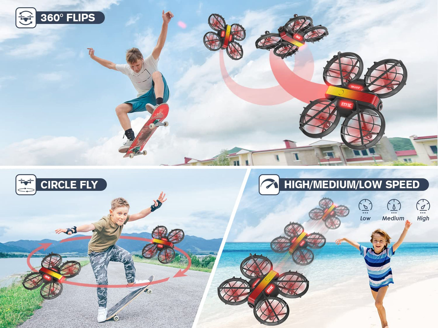 HASAKEE Mini Drone with Camera for Beginners