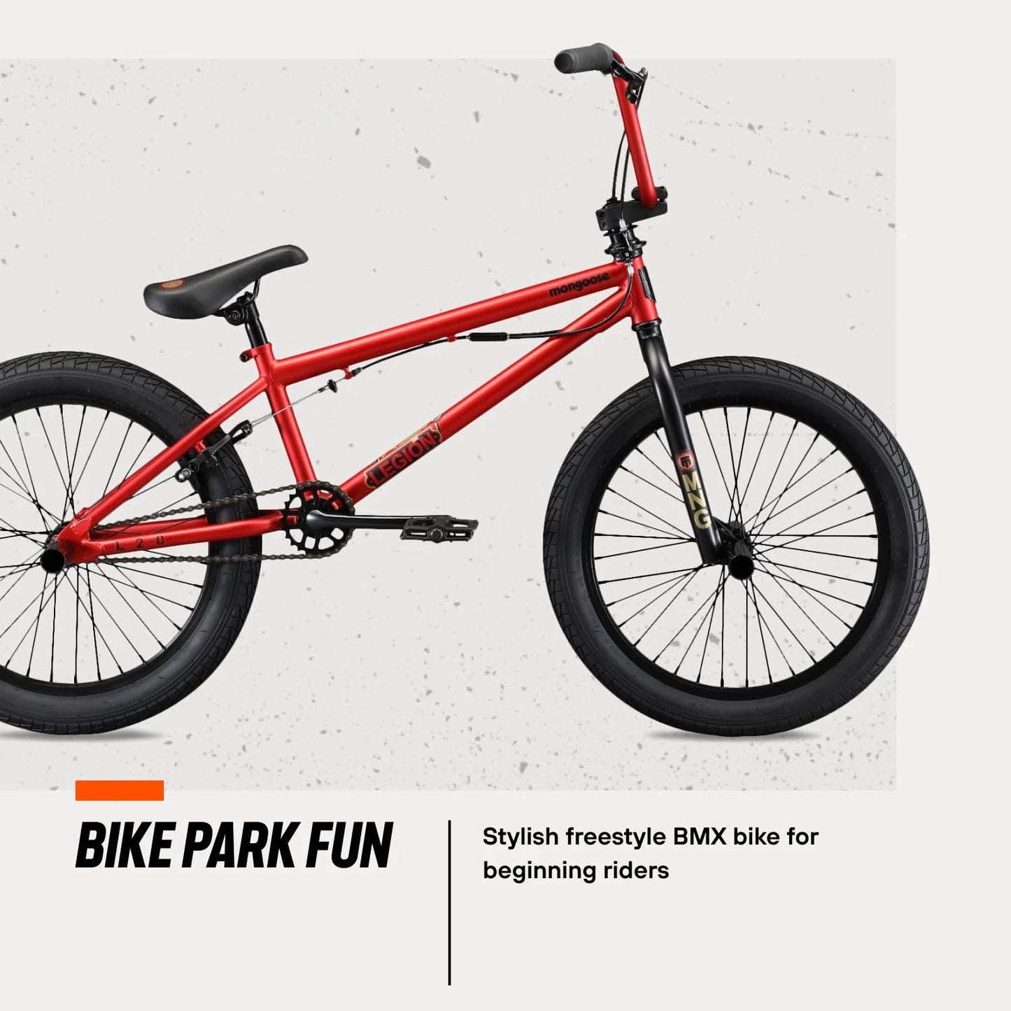 Mongoose Legion L20 Kids BMX Bike - 20-Inch Wheels